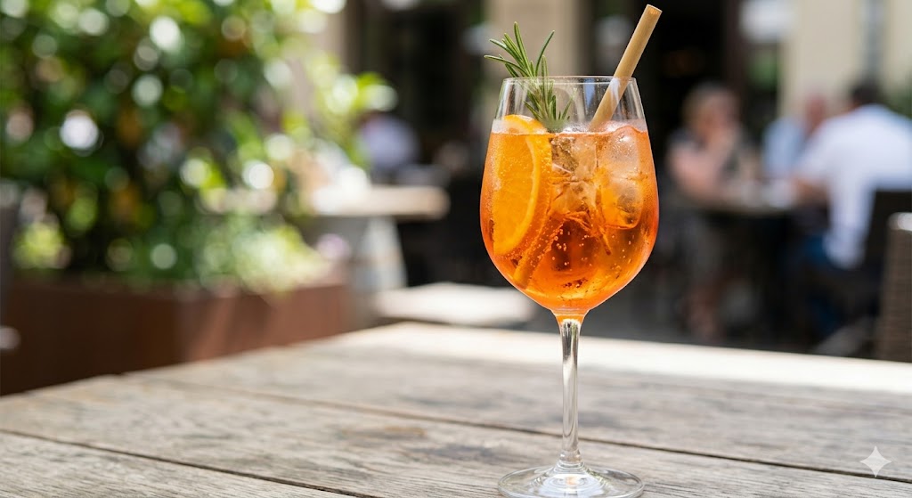 Cóctel Insignia (Aperol Spritz Refrescante)