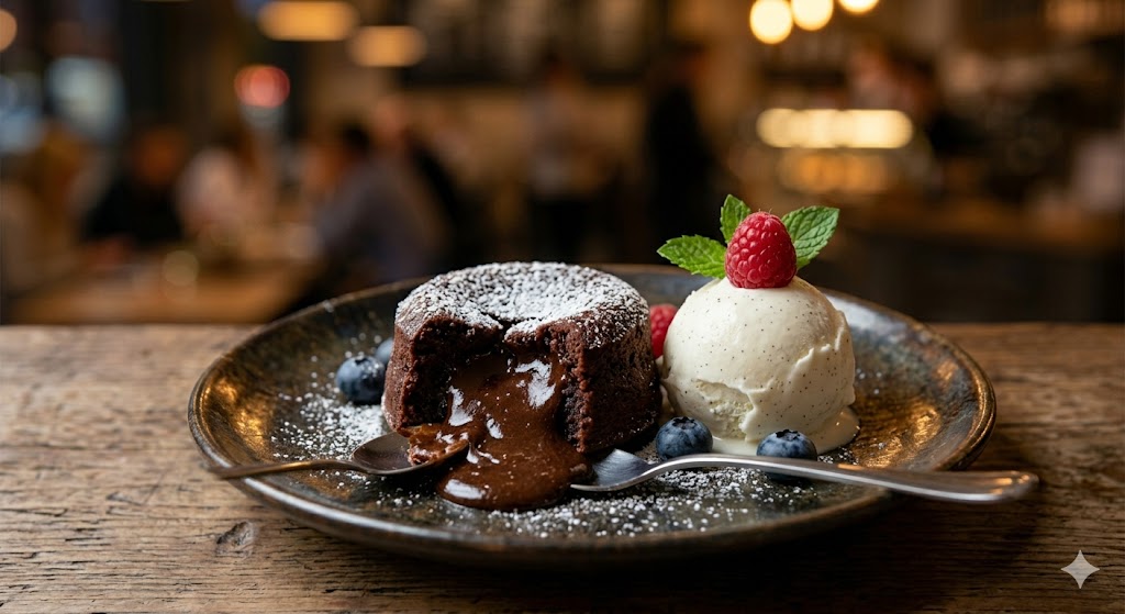 Postre Decadente (Coulant de Chocolate)