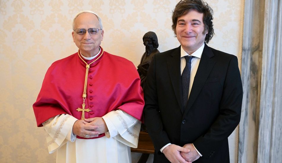 MENSAJE DE A POYO DE MILEI AL PAPA XIV